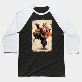 Fighting cat Baseball T-Shirt